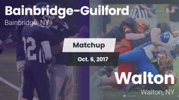 Matchup: Bainbridge-Guilford vs. Walton  2017