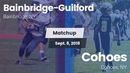 Matchup: Bainbridge-Guilford vs. Cohoes  2018