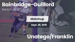 Matchup: Bainbridge-Guilford vs. Unatego/Franklin 2018