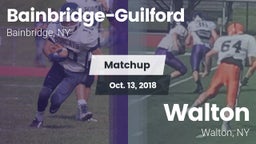 Matchup: Bainbridge-Guilford vs. Walton  2018
