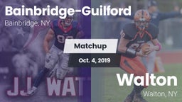 Matchup: Bainbridge-Guilford vs. Walton  2019
