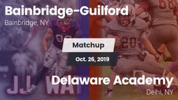 Matchup: Bainbridge-Guilford vs. Delaware Academy  2019