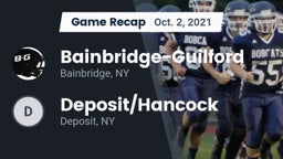 Recap: Bainbridge-Guilford  vs. Deposit/Hancock  2021