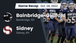Recap: Bainbridge-Guilford  vs. Sidney  2022