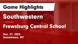 Southwestern  vs Frewsburg Central School Game Highlights - Jan. 27, 2024