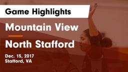 Mountain View  vs North Stafford Game Highlights - Dec. 15, 2017