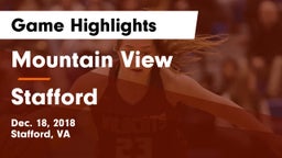 Mountain View  vs Stafford  Game Highlights - Dec. 18, 2018
