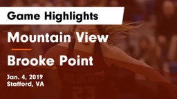 Mountain View  vs Brooke Point  Game Highlights - Jan. 4, 2019