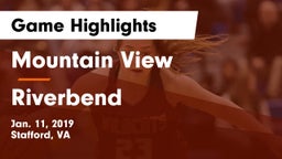 Mountain View  vs Riverbend  Game Highlights - Jan. 11, 2019