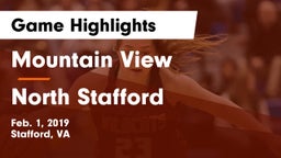 Mountain View  vs North Stafford   Game Highlights - Feb. 1, 2019
