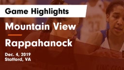 Mountain View  vs Rappahanock Game Highlights - Dec. 4, 2019
