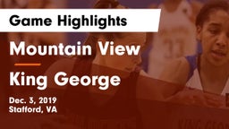Mountain View  vs King George  Game Highlights - Dec. 3, 2019