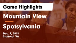 Mountain View  vs Spotsylvania  Game Highlights - Dec. 9, 2019