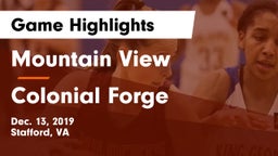 Mountain View  vs Colonial Forge  Game Highlights - Dec. 13, 2019