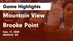 Mountain View  vs Brooke Point  Game Highlights - Feb. 11, 2020