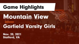Mountain View  vs Garfield Varsity Girls Game Highlights - Nov. 20, 2021