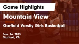 Mountain View  vs Garfield Varsity Girls Basketball Game Highlights - Jan. 26, 2023