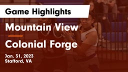 Mountain View  vs Colonial Forge  Game Highlights - Jan. 31, 2023