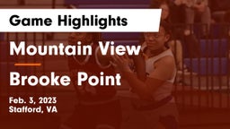 Mountain View  vs Brooke Point  Game Highlights - Feb. 3, 2023