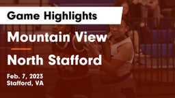 Mountain View  vs North Stafford   Game Highlights - Feb. 7, 2023