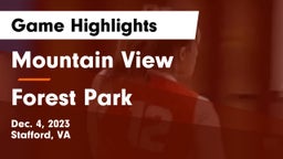 Mountain View  vs Forest Park  Game Highlights - Dec. 4, 2023