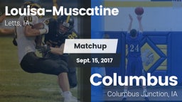 Matchup: Louisa-Muscatine vs. Columbus  2017