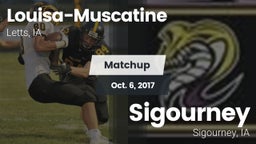 Matchup: Louisa-Muscatine vs. Sigourney  2017