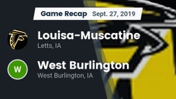 Recap: Louisa-Muscatine  vs. West Burlington  2019