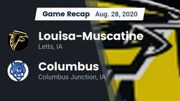 Recap: Louisa-Muscatine  vs. Columbus  2020