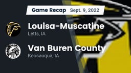 Recap: Louisa-Muscatine  vs. Van Buren County  2022