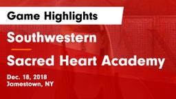 Southwestern  vs Sacred Heart Academy Game Highlights - Dec. 18, 2018