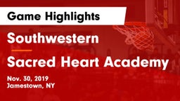 Southwestern  vs Sacred Heart Academy Game Highlights - Nov. 30, 2019