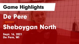 De Pere  vs Sheboygan North  Game Highlights - Sept. 16, 2021