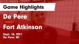 De Pere  vs Fort Atkinson  Game Highlights - Sept. 18, 2021