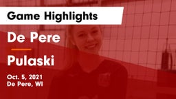 De Pere  vs Pulaski  Game Highlights - Oct. 5, 2021