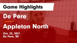 De Pere  vs Appleton North  Game Highlights - Oct. 23, 2021