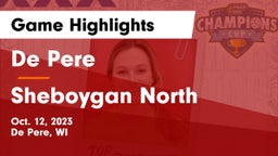 De Pere  vs Sheboygan North  Game Highlights - Oct. 12, 2023