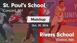 Matchup: St. Paul's vs. Rivers School 2016