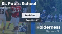 Matchup: St. Paul's vs. Holderness  2017