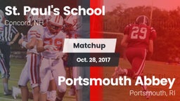 Matchup: St. Paul's vs. Portsmouth Abbey  2017