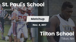 Matchup: St. Paul's vs. Tilton School 2017