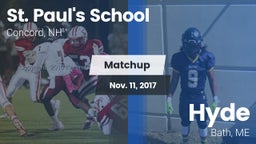 Matchup: St. Paul's vs. Hyde  2017