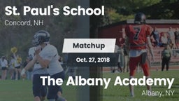 Matchup: St. Paul's vs. The Albany Academy 2018