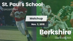 Matchup: St. Paul's vs. Berkshire  2018