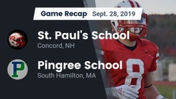 Recap: St. Paul's School vs. Pingree School 2019