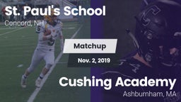 Matchup: St. Paul's vs. Cushing Academy  2019