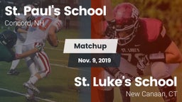 Matchup: St. Paul's vs. St. Luke's School 2019