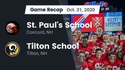 Recap: St. Paul's School vs. Tilton School 2020