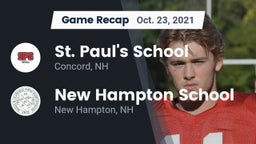 Recap: St. Paul's School vs. New Hampton School  2021