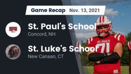 Recap: St. Paul's School vs. St. Luke's School 2021